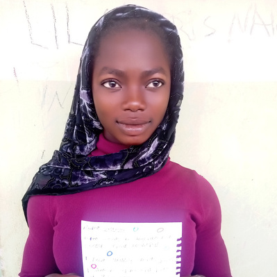 Nigerian girls writing poetry 