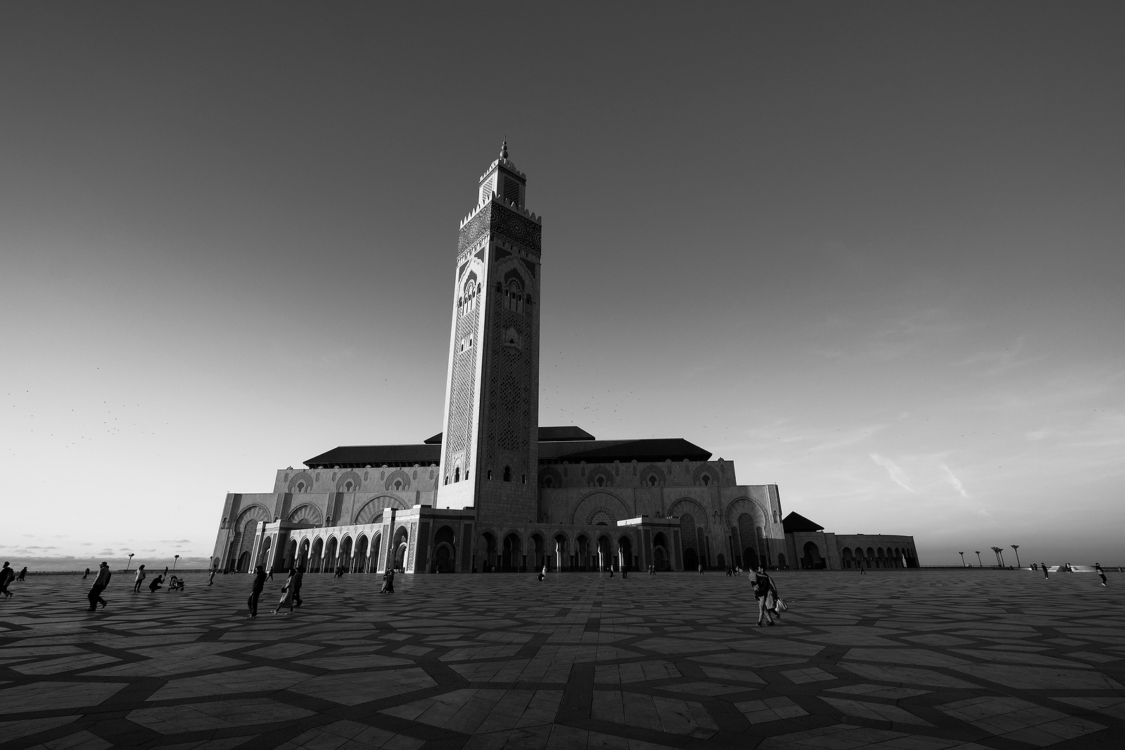 a work trip i took to Morocco, working with an immersive company i travelled all over the world capturing 360 video with insta 360 pro cameras. this image i shot on my fujifilm XT2 of Hassan II Mosque Casablanca. 