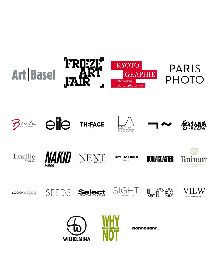 ELITE, NEXT, SELECT, VIEW, THEFACE MODEL MANAGEMENT, ART BASEL, FRIEZE ART FAIR, KYOTOGRAPHY, PARIS PHOTO