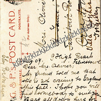 Old Japan Earl's Court workers 1907 postcard