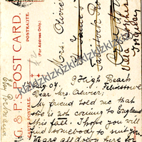 Old Japan Earl's Court workers 1907 postcard