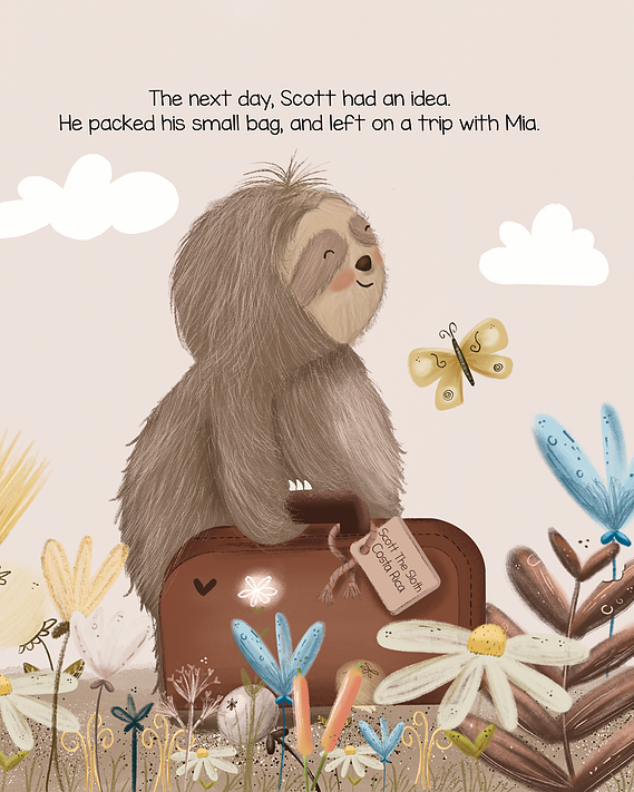Meet Scott the Sloth - Karina Taylor, Illustrator