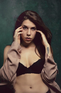 ​Alessia Ceroli Model POrtrait Studio Photography Milano Photographer Riccardo Alessio