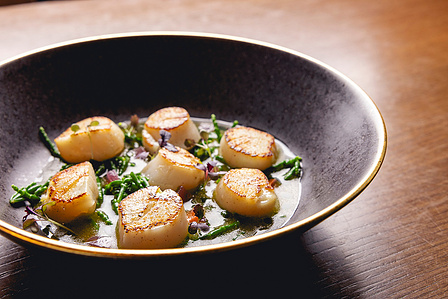 haute cuisine impiattato Milano restaurant photography photo Riccardo Alessio sodo.studio stood studio sodo
capesante scallop