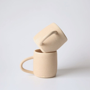Handcrafted ceramic mugs commissioned by Our Second Nature. Functional and beautiful. 