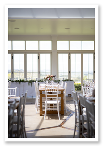 Wedding set up, with stunning table facing the bridle table.