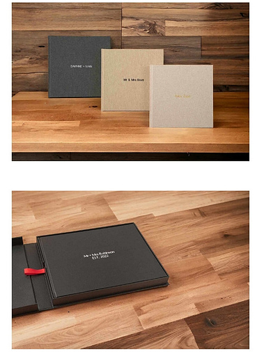 A High end photo album for every customer after the Wedding is over.