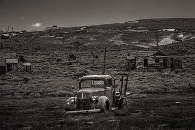 Ghost Town, Bodie, California, Gold Rush, B&W Fine Art Print