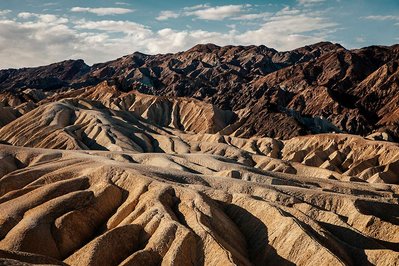 Death Valley National Park, Erosional Lands, Desert, California, Zabriskie Point, Fine Art Print
