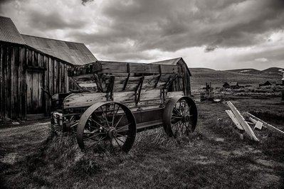 Ghost Town, Bodie, California, Gold Rush, B&W Fine Art Print