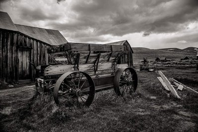 Ghost Town, Bodie, California, Gold Rush, B&W Fine Art Print