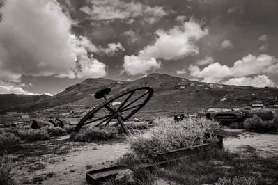 Ghost Town, Bodie, California, Gold Rush, B&W Fine Art Print