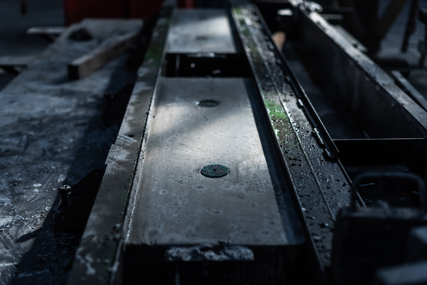 Photographie de reportage industriel
Fabrication d'une poutre en béton
Lotfi Dakhli Photographe Lyon