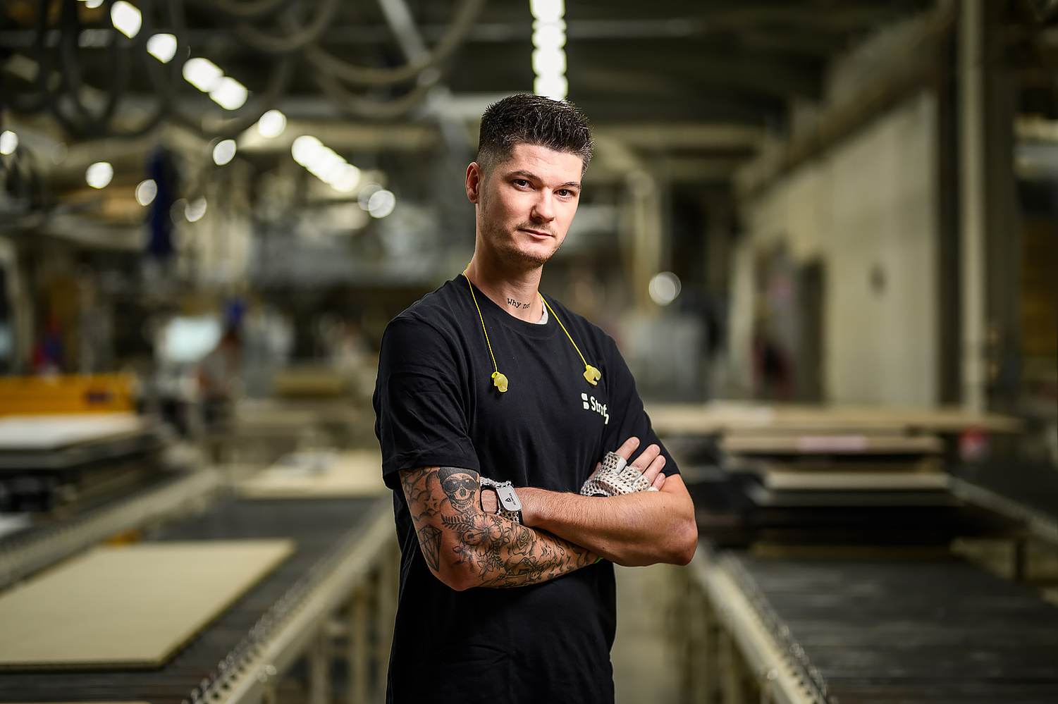 Photographie de portrait industriel
Homme dans un atelier
Lotfi Dakhli Photographe