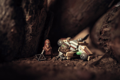 photographie créative et artistique  Lego Star Wars microfighters Wookiee Gunship