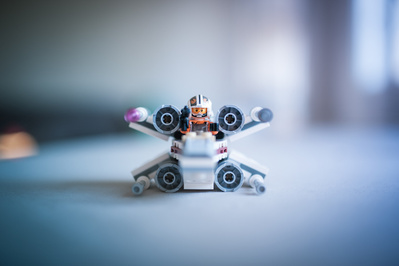 photographie créative et artistique  Lego Star Wars microfighters x-wing fighter