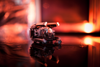 photographie créative et artistique  Lego Star Wars microfighters TIE Interceptor