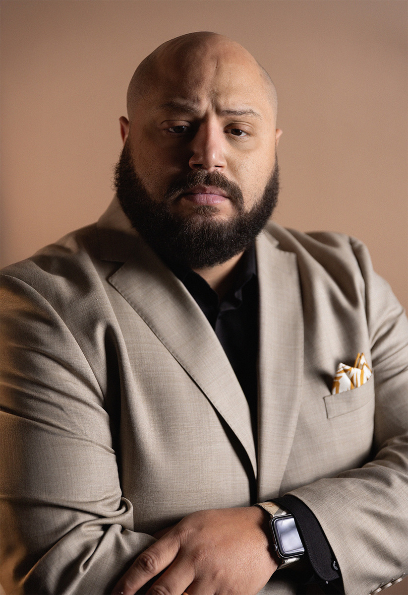 Bold and confident — male portrait session