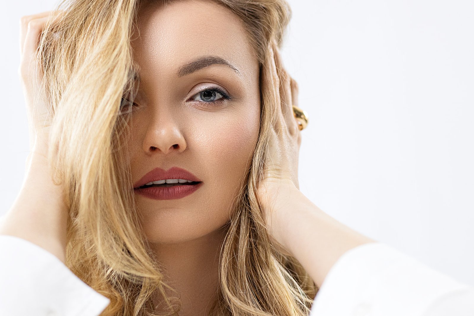 Classic beauty in soft editorial light