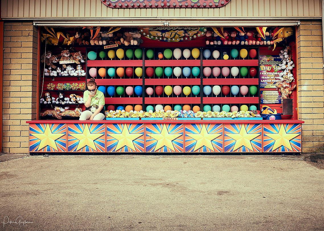 Orchard Beach Maine, Palace Playland Game booth