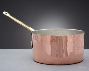 antique copper pot