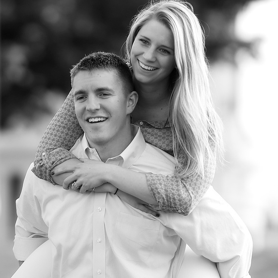 Engagement portrait shoot