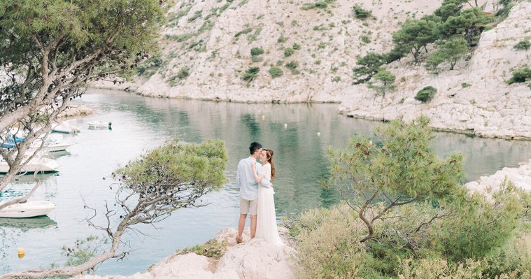 Prewedding in the Calanques of Marseille