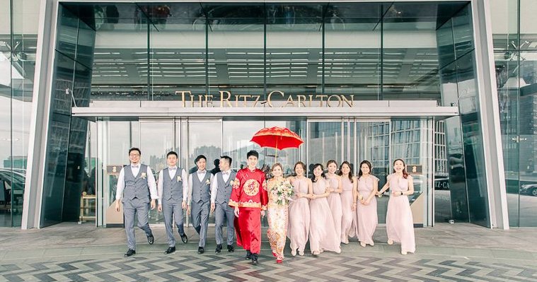 Wedding in Hong Kong at Ritz-Carlton