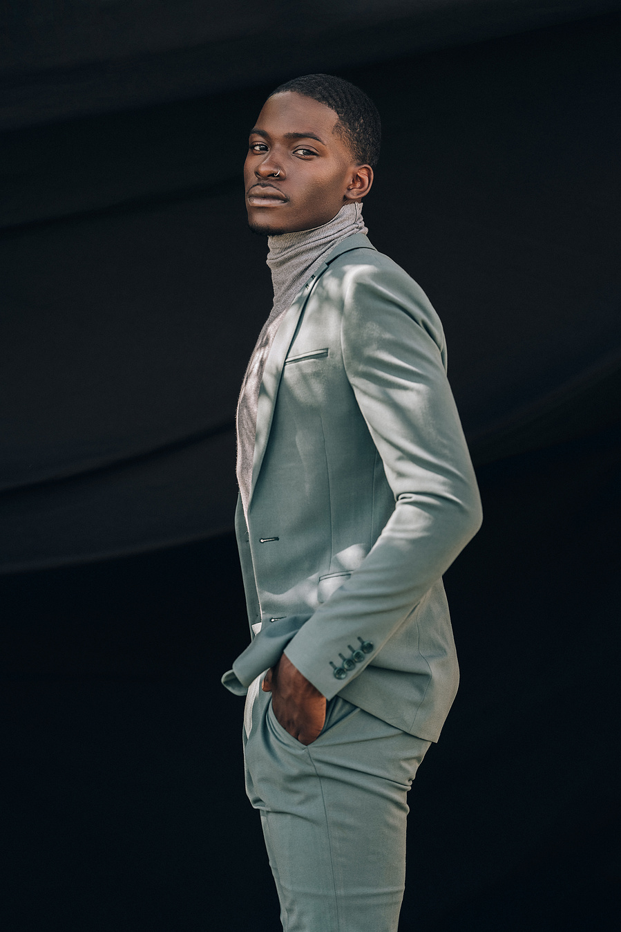 Male model editorial shoot Dallas