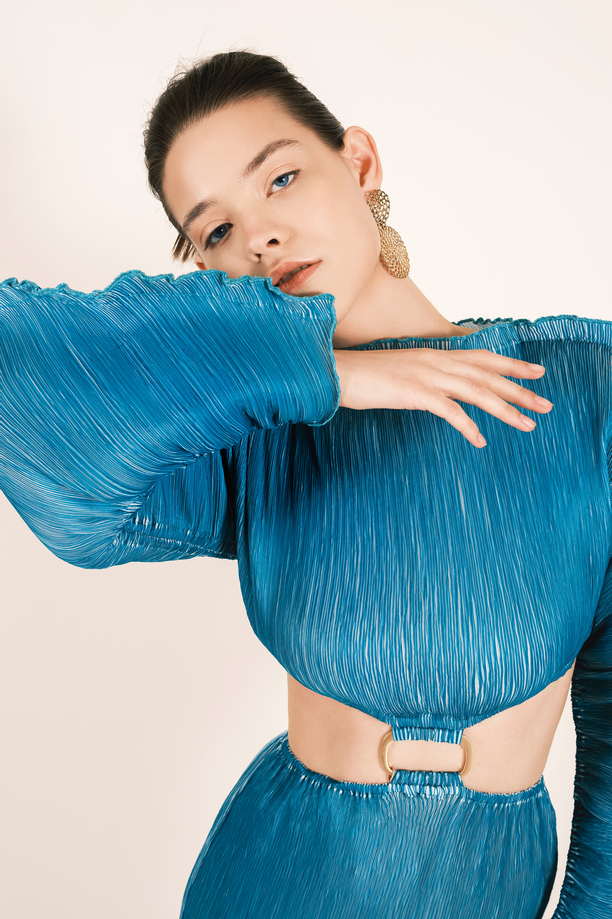 Fashion Model Wearing Cult Gaia Editorial Test Shoot Dallas Texas