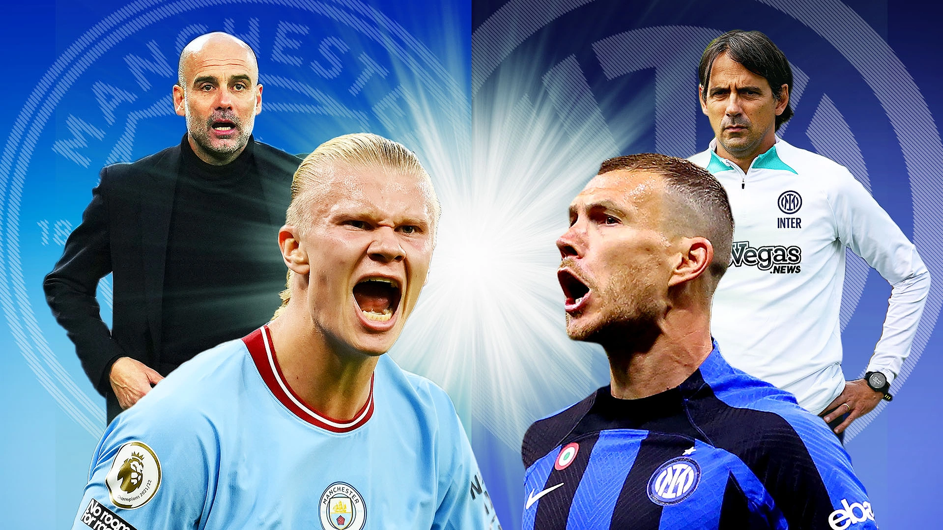 Manchester City vs Inter Milan, Champions League Final 2023 - Istanbul. 