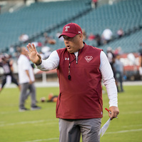 Proposed Temple Owl logo on coach jacket 