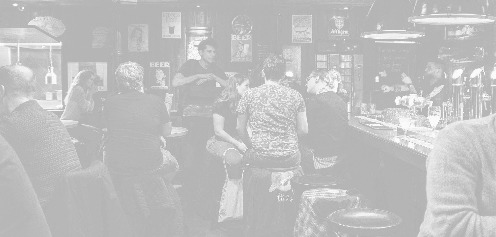 People sitting at bar
