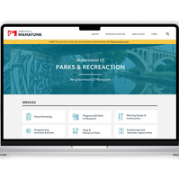Mockup of Manayunk's Parks and Recreation Page