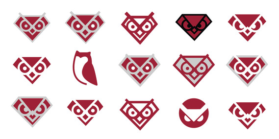 Owl diamond logo directions