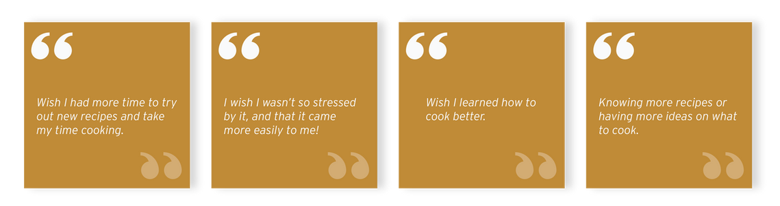 Pull quotes from survey testimonial