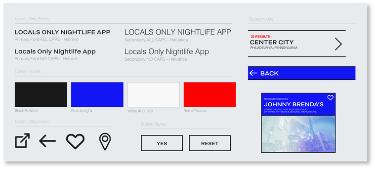 Style guide for Locals Only