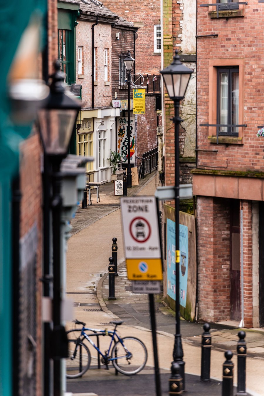 stockport lifestyle and placemaking photography, local street architecture