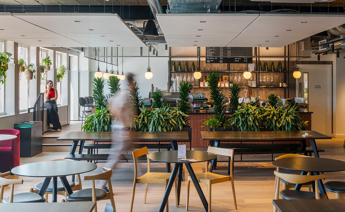 Quiet focus meets characterful design. This Leeds breakout space shows how individuality thrives in flexible workspace environments