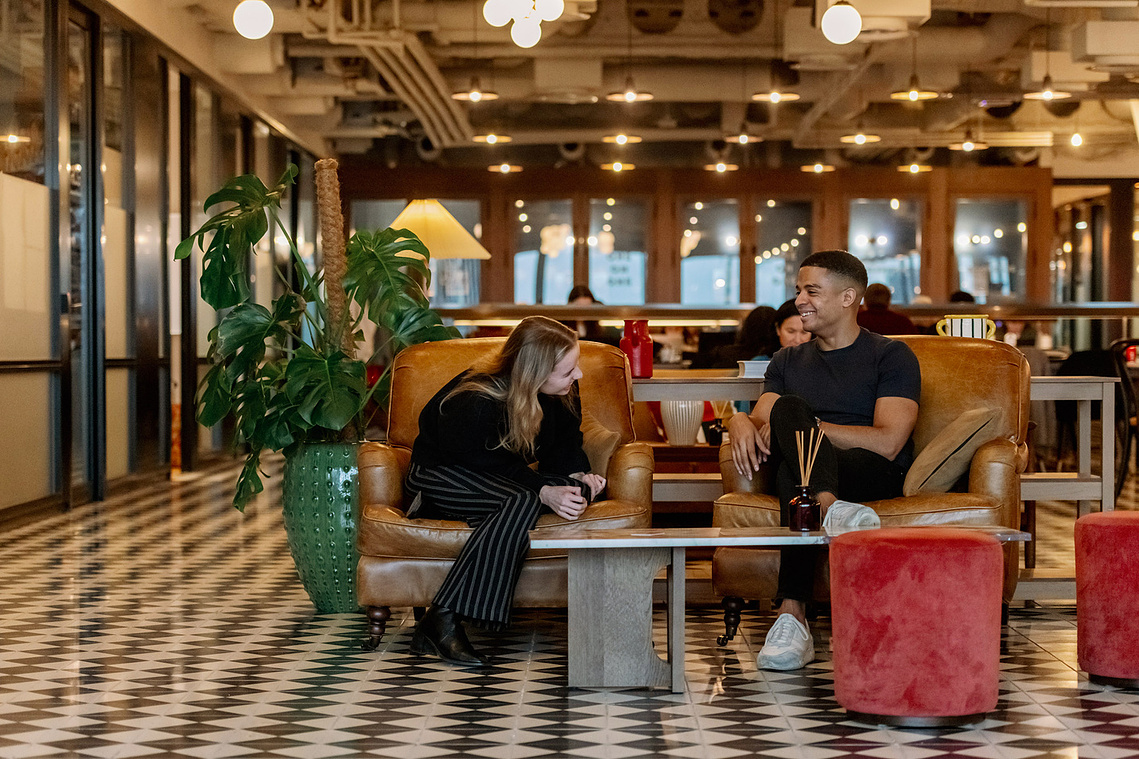 Commercial lifestyle photography team collaboration London office