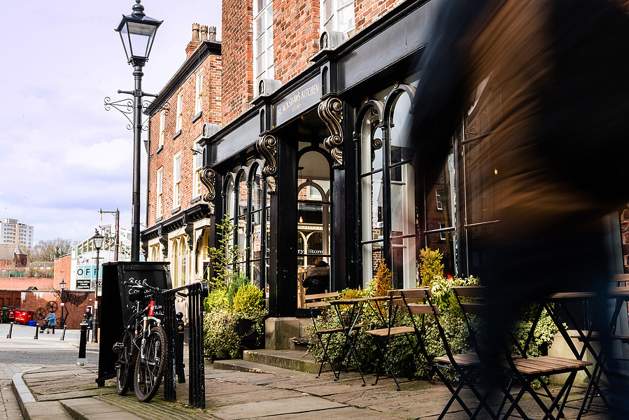 classic stockport cafe in period building 