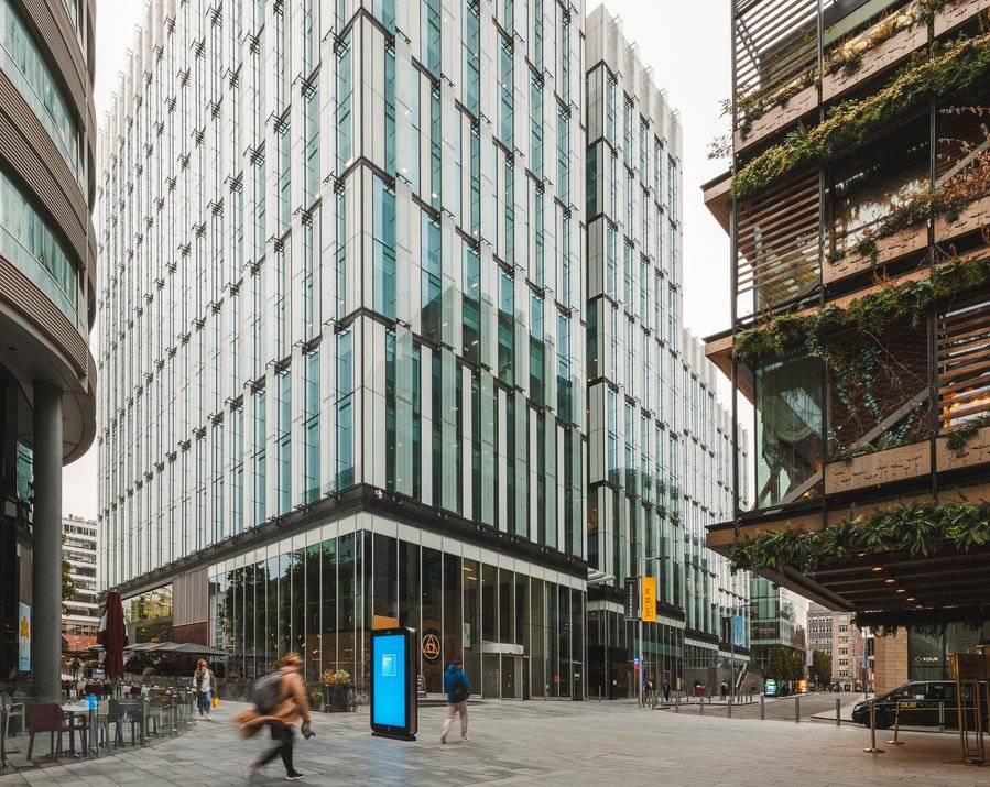 URBAN LIFESTYLE AND LOCAL AREA PHOTOGRAPHY OF SPINNINGFIELDS, MANCHESTER with architectural detail