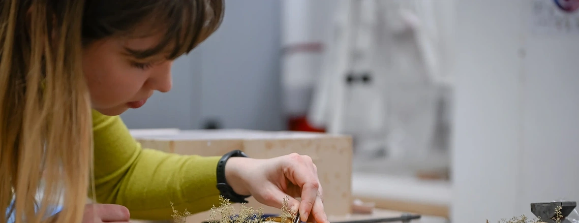 The hands-on design process and creative experimentation within the MSA studios.

