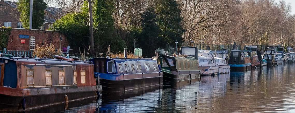 Location photography capturing the distinct character of the spaces around the canal in Sale for a civic marketing campaign.

