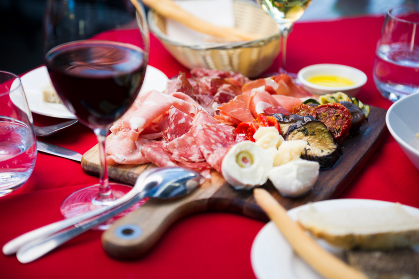 The Italian Place Restaurant Good Food Review 2019. Antipasto Della Casa. Picture: Dion Georgopoulos