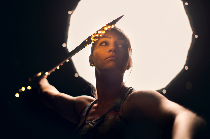 Canberra Javelin thrower Kelsey-Lee Roberts. Photo: Dion Georgopoulos