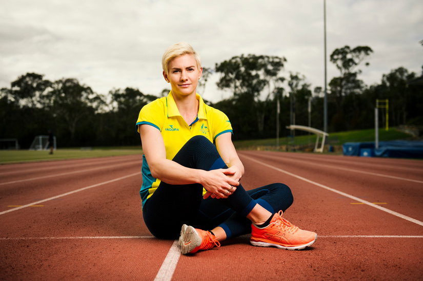 100m sprinter Melissa Breen. Photo: Dion Georgopoulos