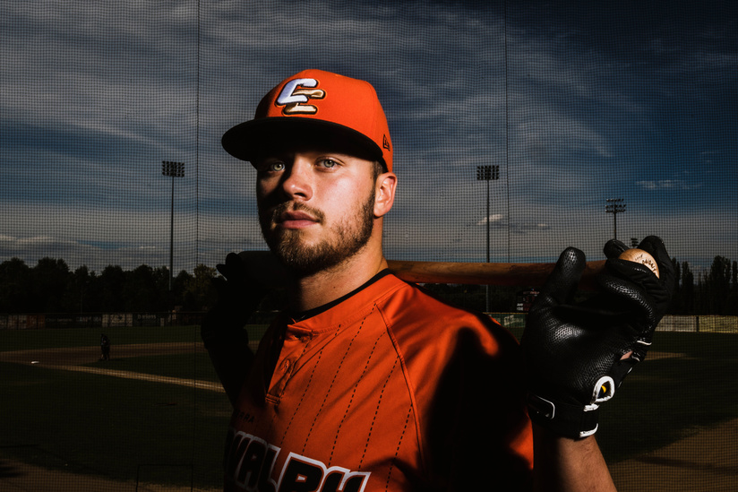 Canberra Cavalry's superstar Jay Baum. Photo: Dion Georgopoulos
