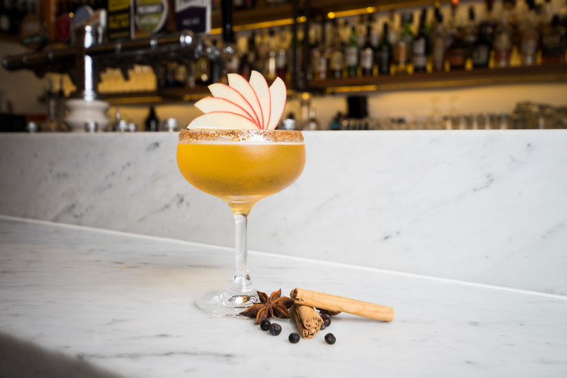 Gin spiked apple pie. Photo: Dion Georgopoulos