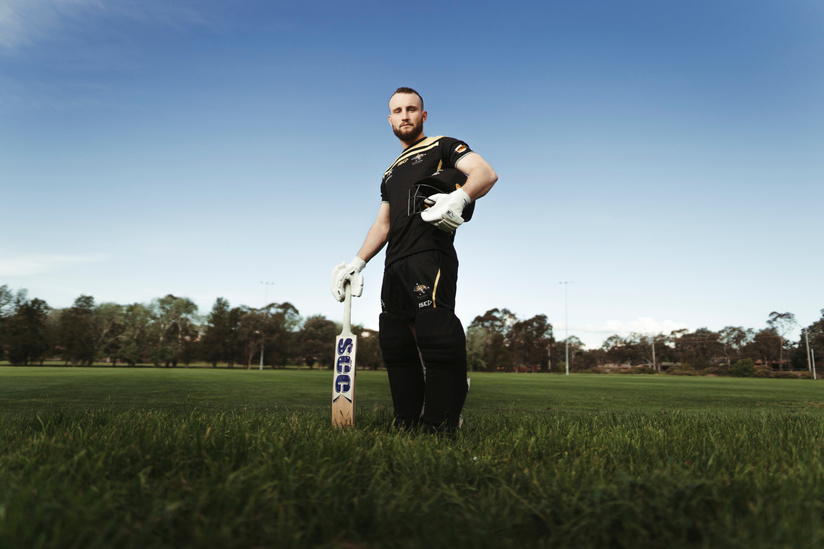 Ginninderra Cricket Club all rounder Brad Thomas. Picture: Dion Georgopoulos - THE CANBERRA TIMES, ACM